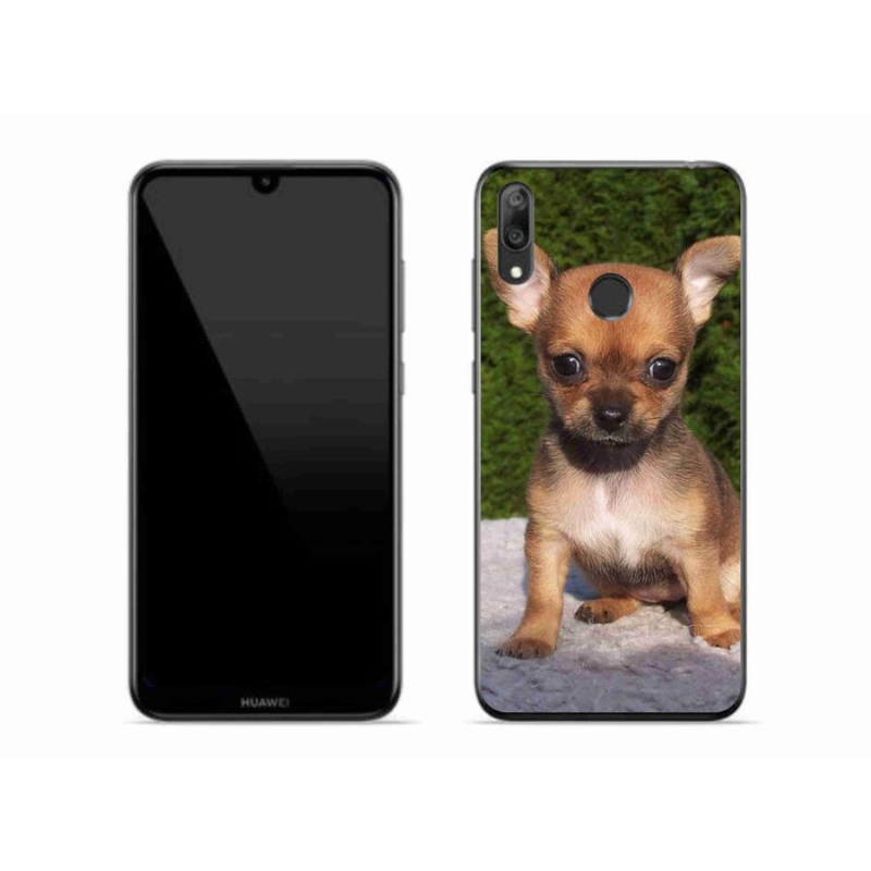 Gél tok mmCase a mobil Huawei Y7 (2019) - chihuahua 3