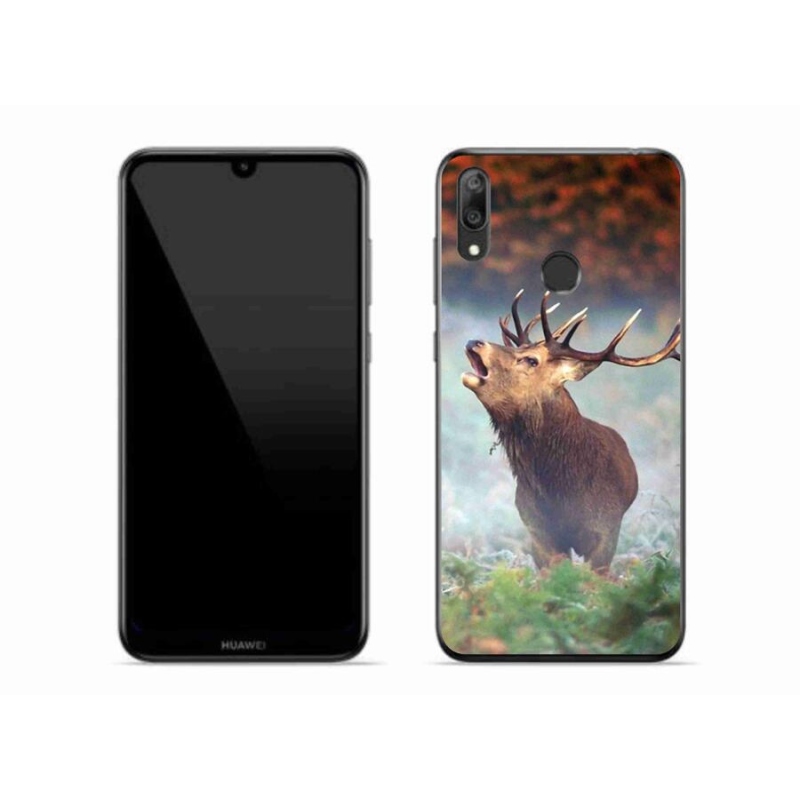 Gél tok mmCase mobil Huawei Y7 (2019) - szarvas 2