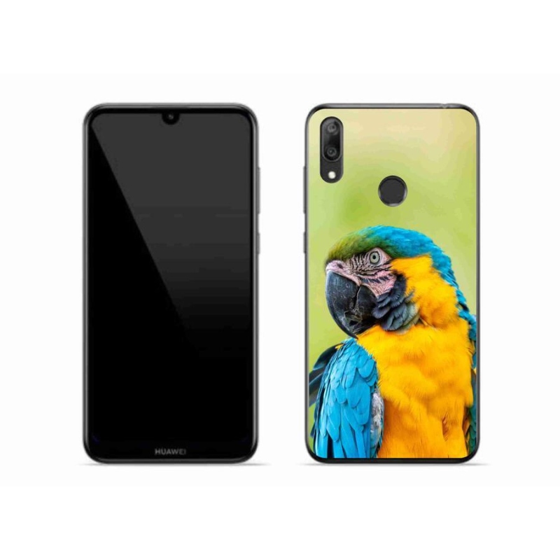 Gél tok mmCase mobil Huawei Y7 (2019) - papagáj ara 2