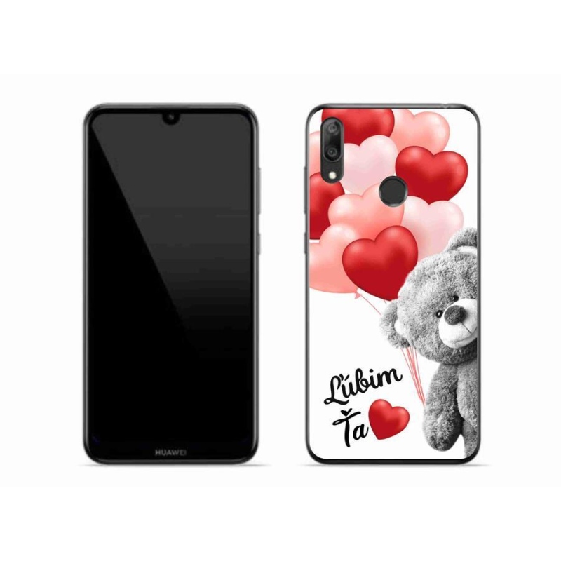 Gél tok mmCase mobil Huawei Y7 (2019) - I love you