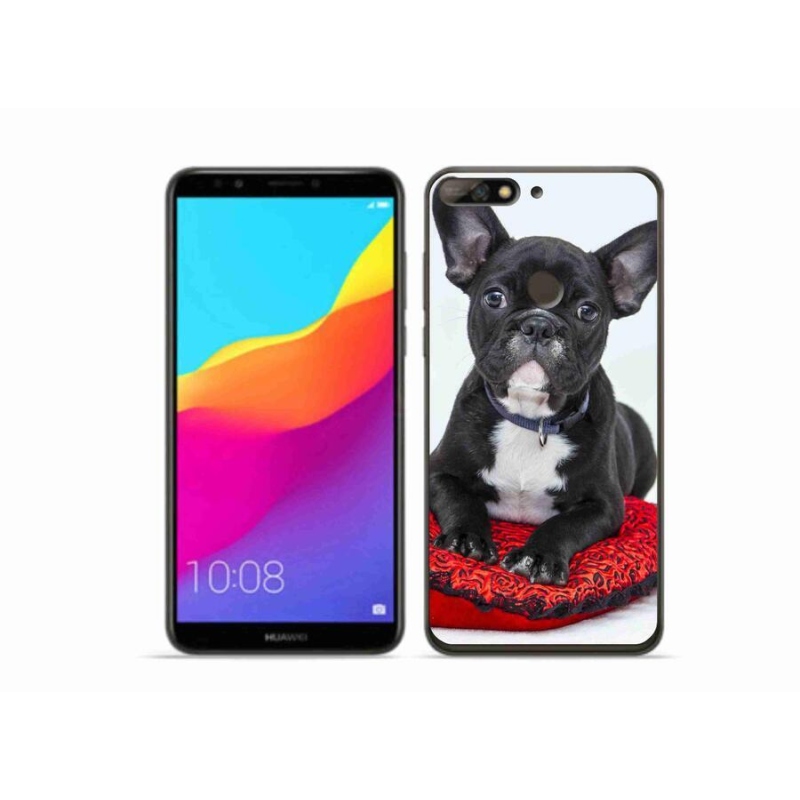 Gél tok mmCase a mobil Huawei Y7 Prime (2018) - bulldoghoz