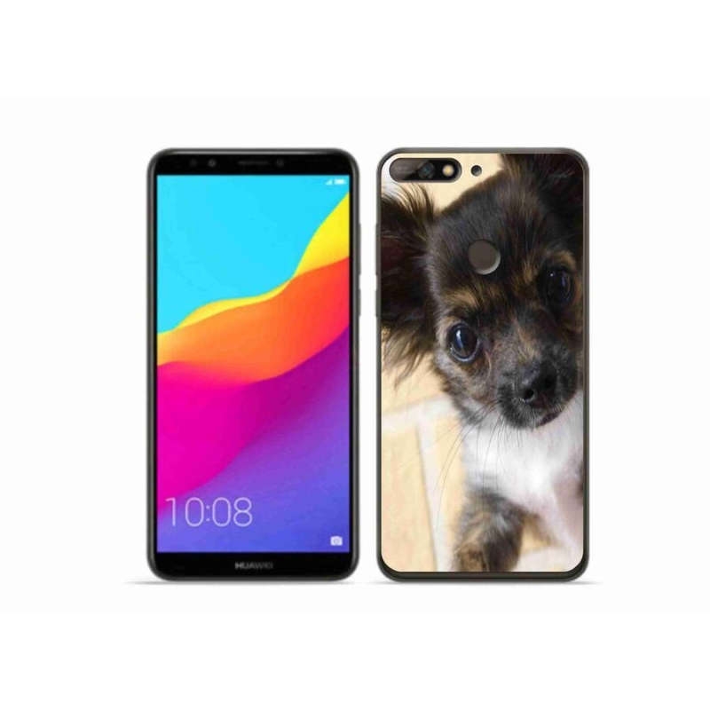 Gél tok mmCase mobil Huawei Y7 Prime (2018) - chihuahua 2