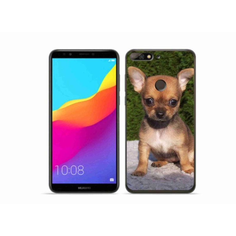 Gél tok mmCase a mobil Huawei Y7 Prime (2018) - chihuahua 3