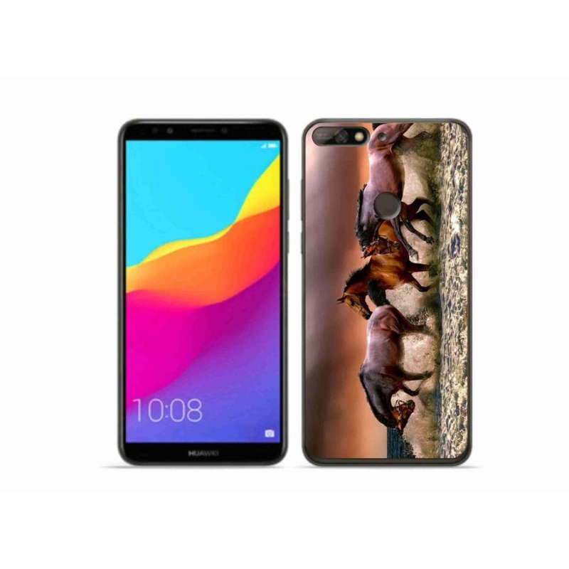 Gél tok mmCase a mobil Huawei Y7 Prime (2018) - lovak 1