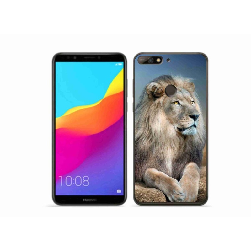 Gél tok mmCase a Huawei Y7 Prime (2018) - Lion 1 számára