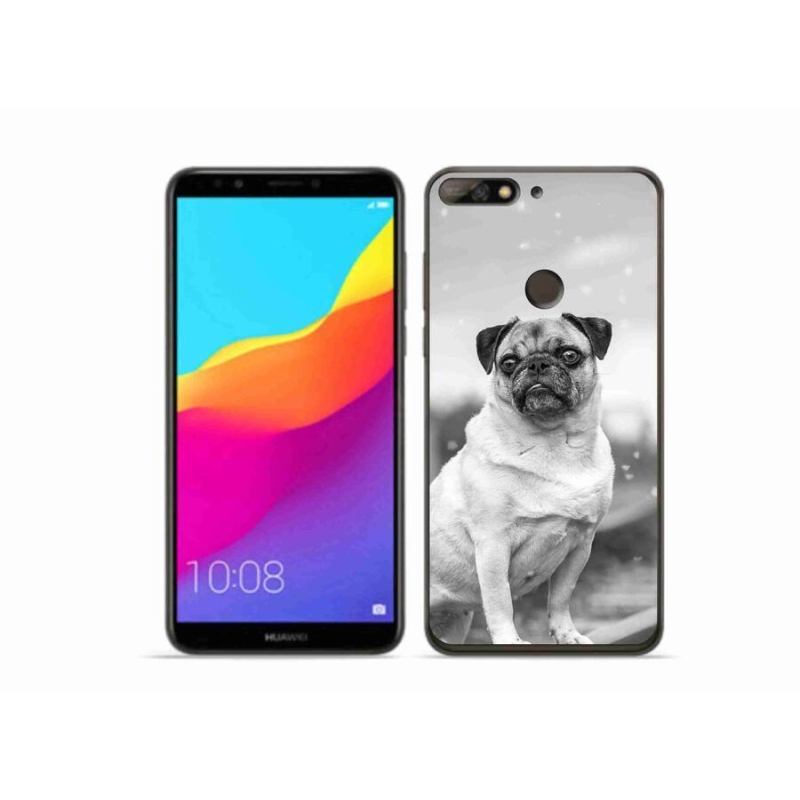 Gél tok mmCase a Huawei Y7 Prime (2018) számára - mopsz