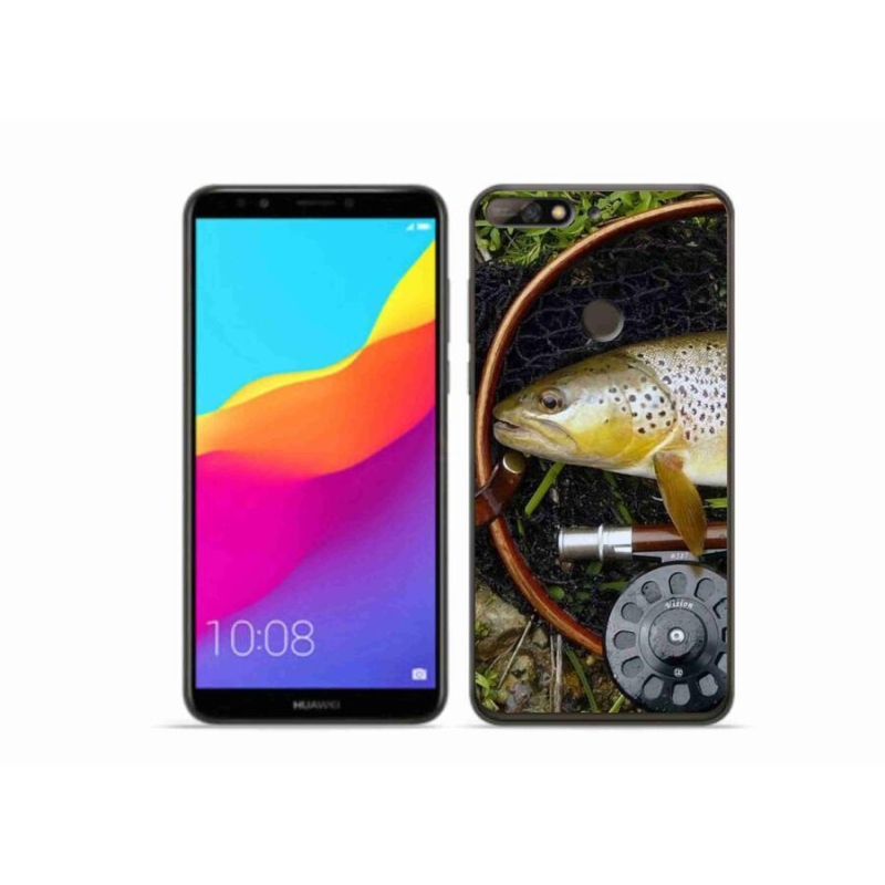 Gél tok mmCase mobil Huawei Y7 Prime (2018) - trout 2