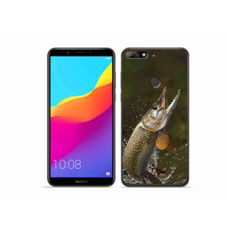 Gél tok mmCase a Huawei Y7 Prime (2018) számára - csuka
