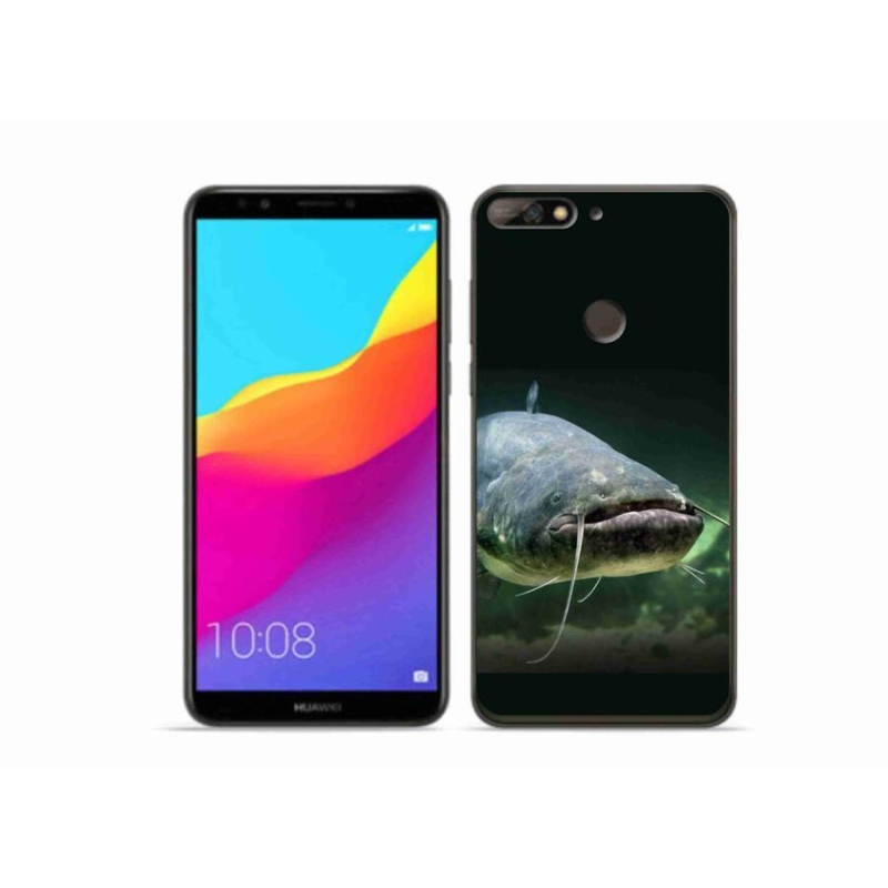 Gél tok mmCase a Huawei Y7 Prime (2018) számára - harcsa