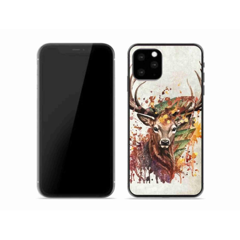 Gél tok mmCase iPhone 11 Pro készülékhez - szarvas 1