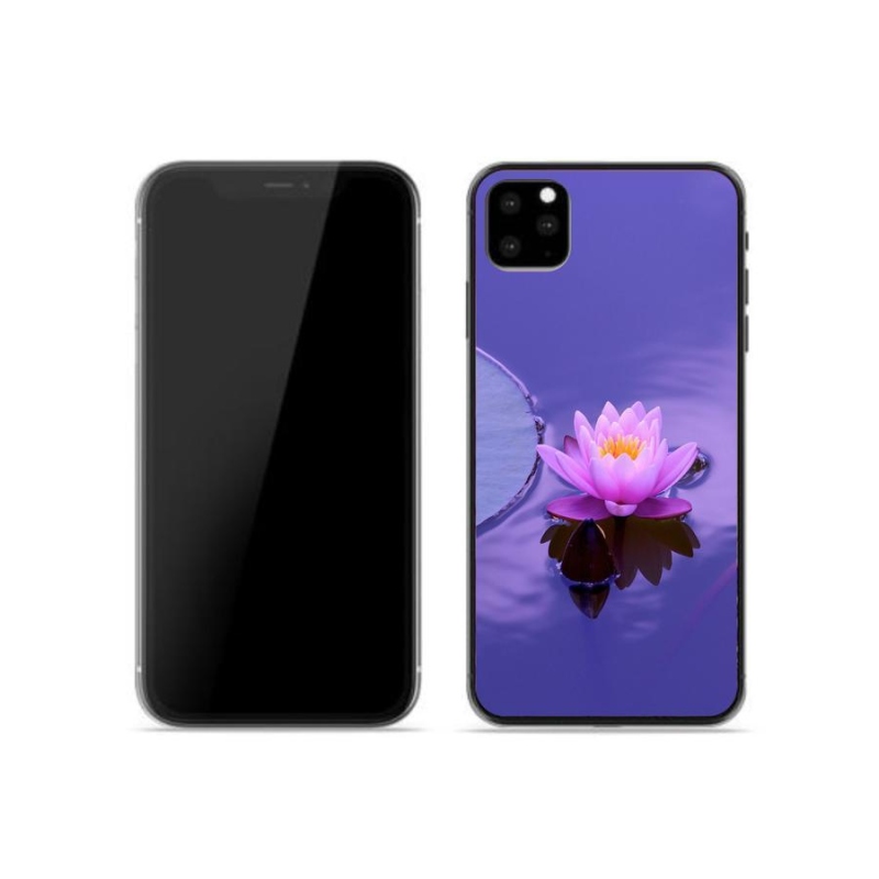 Gél tok mmCase iPhone 11 Pro készülékhez - virág a felületen