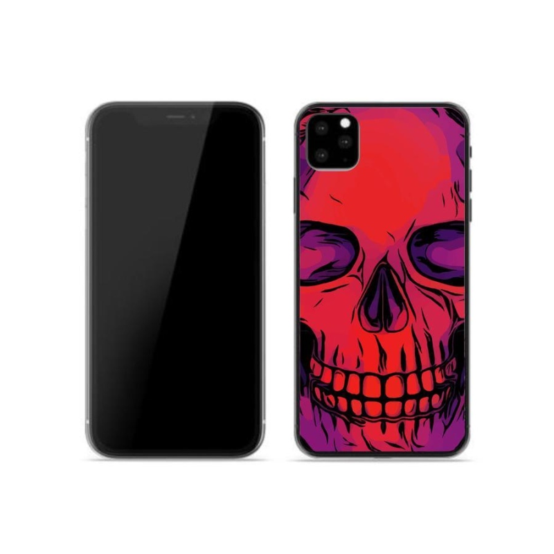 Gél tok mmCase iPhone 11 Pro készülékhez - koponya