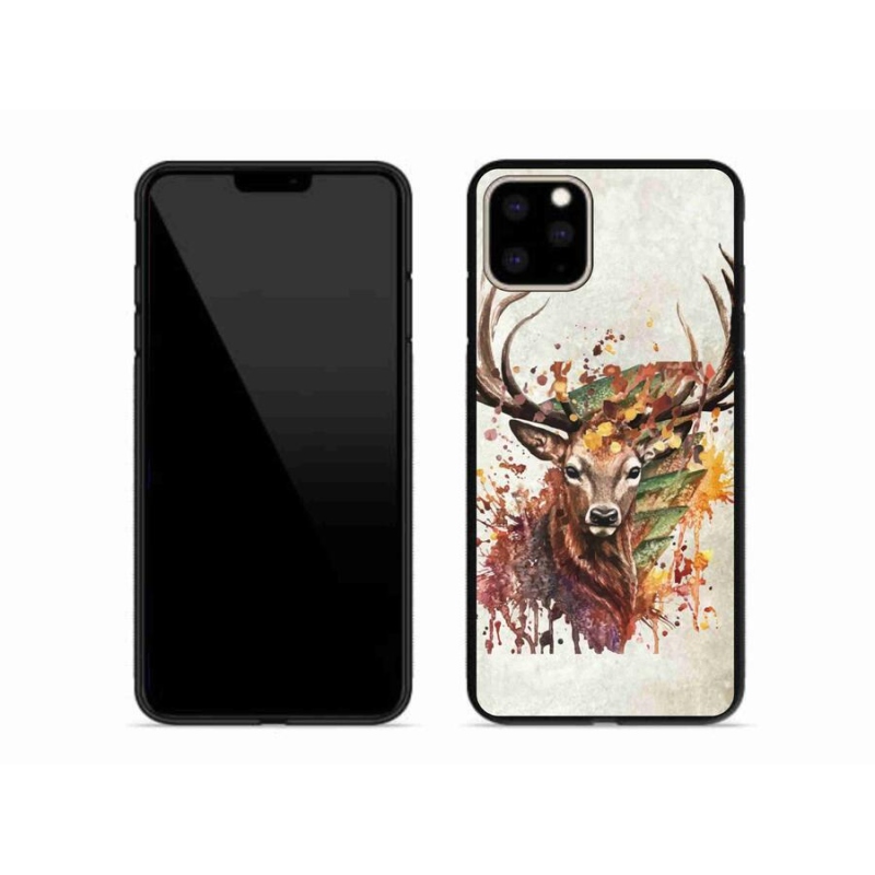 Gél tok mmCase iPhone 11 Pro Max készülékhez - szarvas 1