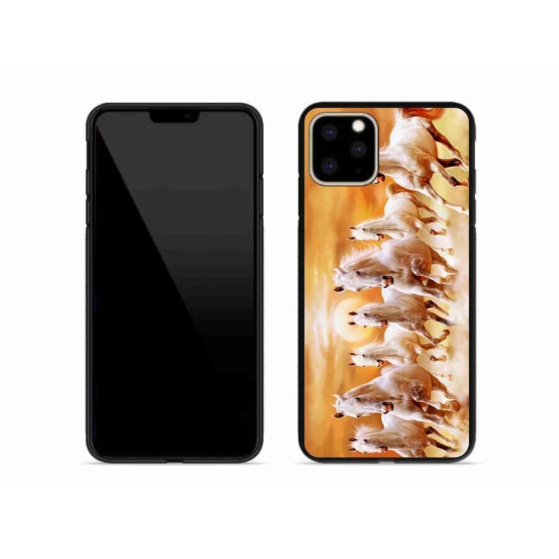 Gél tok mmCase az iPhone 11 Pro Max készülékhez - lovak 2