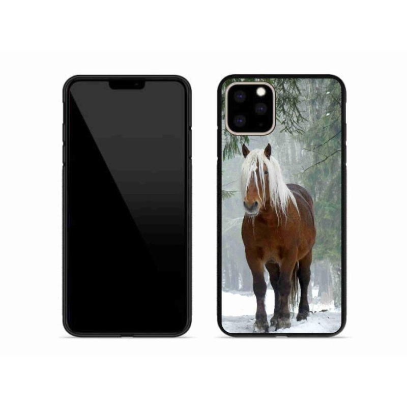 Gél tok mmCase iPhone 11 Pro Max készülékhez - ló az erdőben