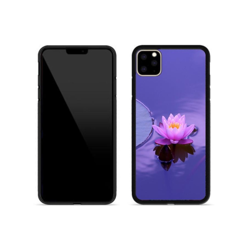 Gél tok mmCase iPhone 11 Pro Max készülékhez - virág a felületen