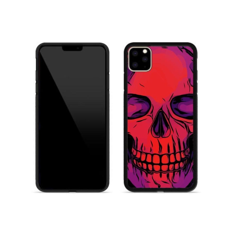 Zselés tok mmCase iPhone 11 Pro Max készülékhez - koponya