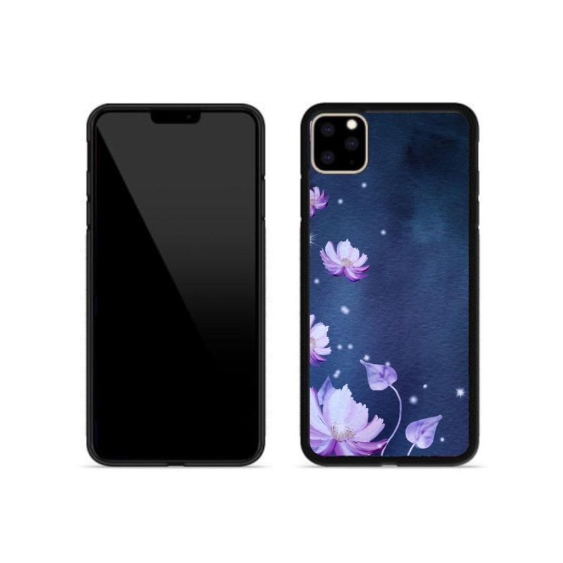 Gél tok mmCase iPhone 11 Pro Max készülékhez - hulló virágok