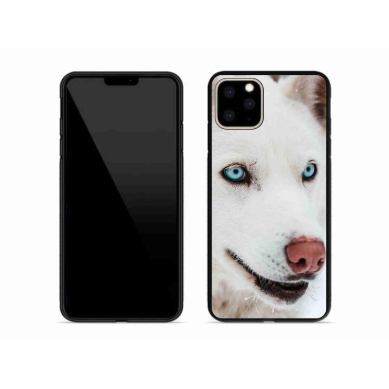 Gél tok mmCase iPhone 11 Pro Max készülékhez - kutyaszemmel nézet
