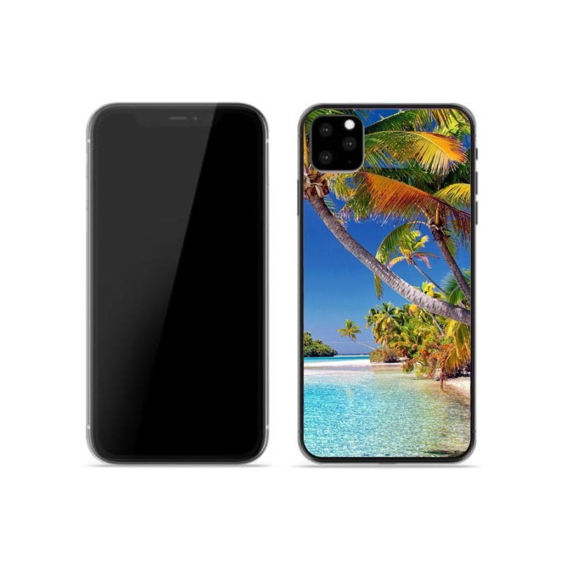Gél tok mmCase iPhone 11 Pro készülékhez - tengerparti tengerpart