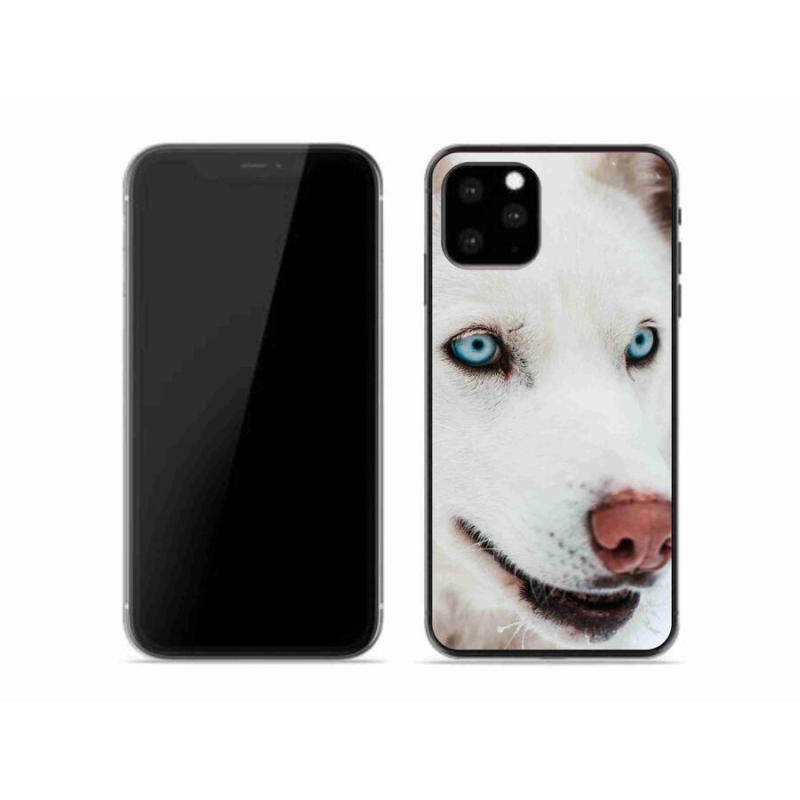 Gél tok mmCase iPhone 11 Pro készülékhez - kutyaszemmel nézet