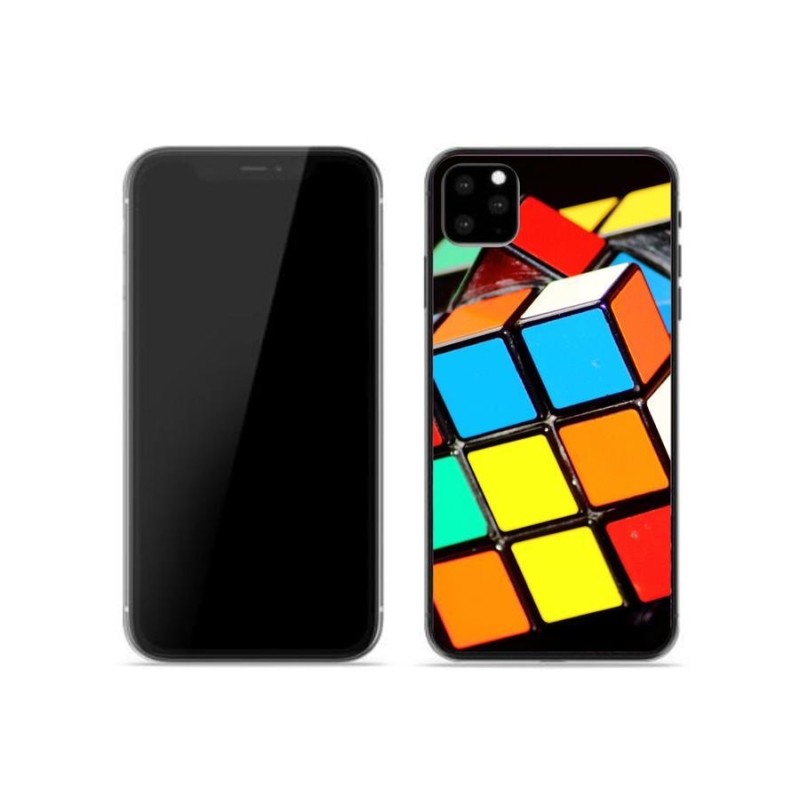 Gél tok mmCase iPhone 11 Pro készülékhez - Rubik-kocka