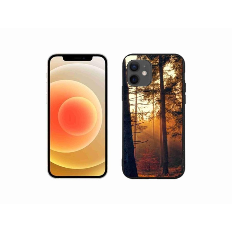 Gél tok mmCase iPhone 12 mini készülékhez - erdő