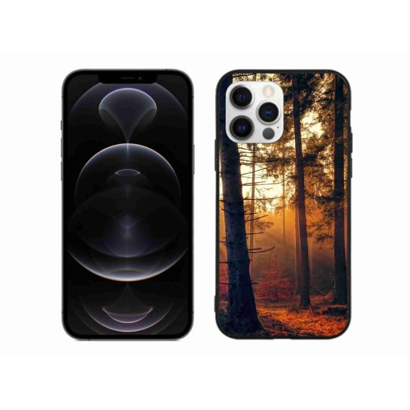 Gél tok mmCase iPhone 12 Pro Max készülékhez - erdő