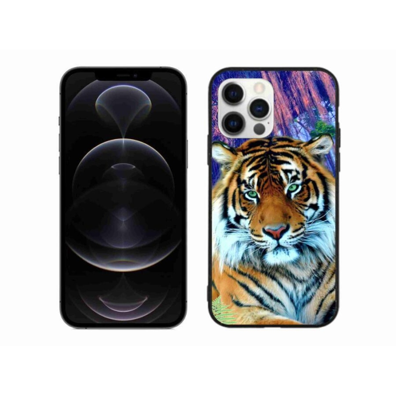 Gél tok mmCase iPhone 12 Pro Max készülékhez - tigris