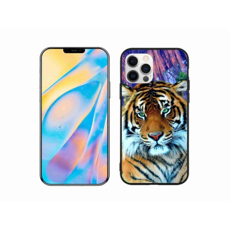 Gél tok mmCase iPhone 12 készülékhez - tigris