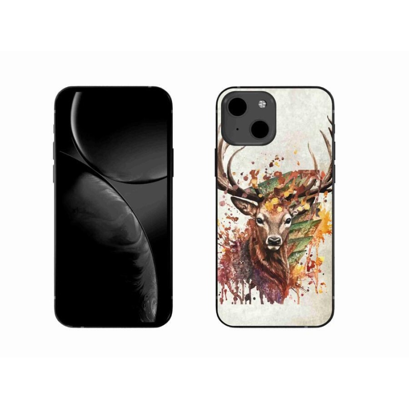 Gél tok mmCase az iPhone 13 6.1 készülékhez - szarvas 1
