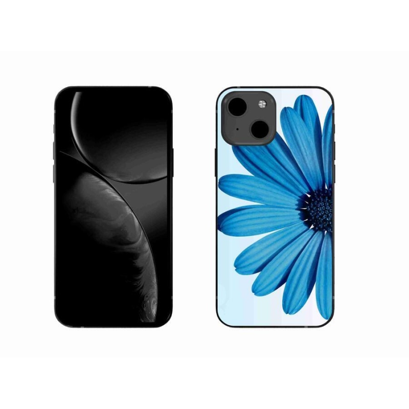 Gél tok mmCase iPhone 13 6.1 készülékhez - kék margaréta