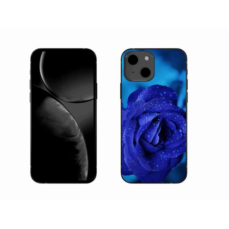 Gél tok mmCase iPhone 13 6.1 készülékhez - kék rózsa