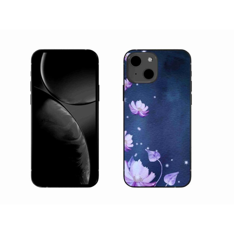 Gél tok mmCase iPhone 13 6.1 készülékhez - hulló virágok