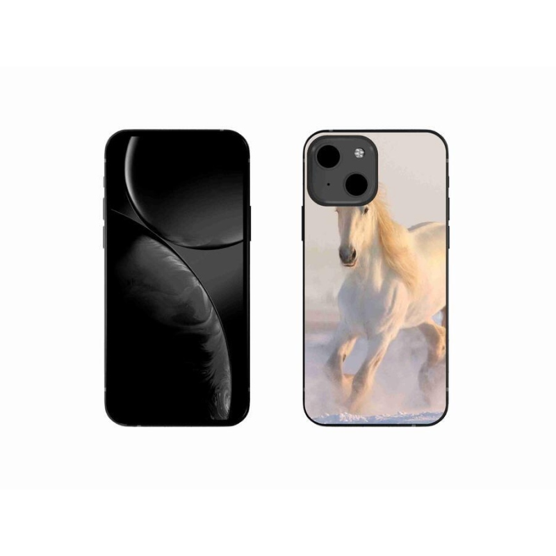 Gél tok mmCase az iPhone 13 mini 5.4 készülékhez - ló a hóban