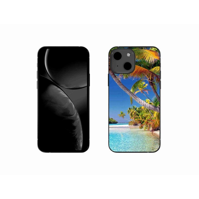 Gél tok mmCase iPhone 13 mini 5.4 készülékhez - tengerparti strand
