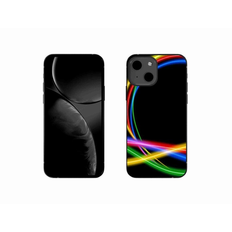 Gél tok mmCase iPhone 13 mini 5.4 készülékhez - neon körök