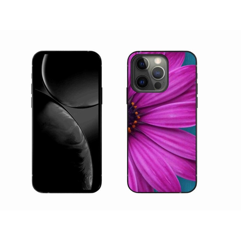 Zselés tok mmCase iPhone 13 Pro 6.1 készülékhez - lila margaréta