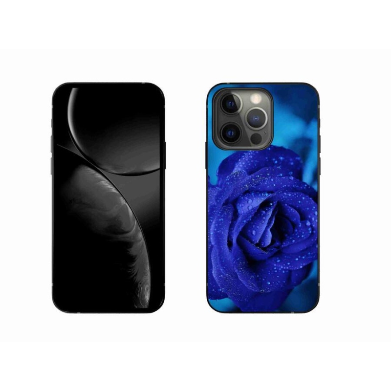 Gél tok mmCase iPhone 13 Pro 6.1 készülékhez - kék rózsa