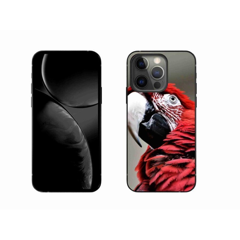Gél tok mmCase iPhone 13 Pro 6.1 készülékhez - papagáj ara piros