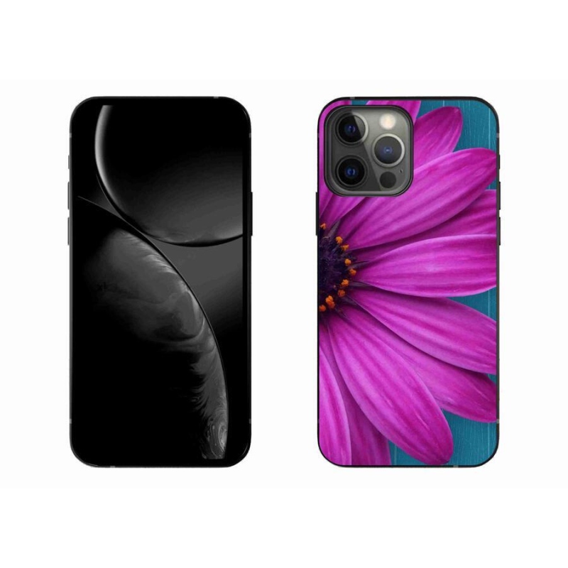 Gél tok mmCase iPhone 13 Pro Max 6.7 készülékhez - lila százszorszép