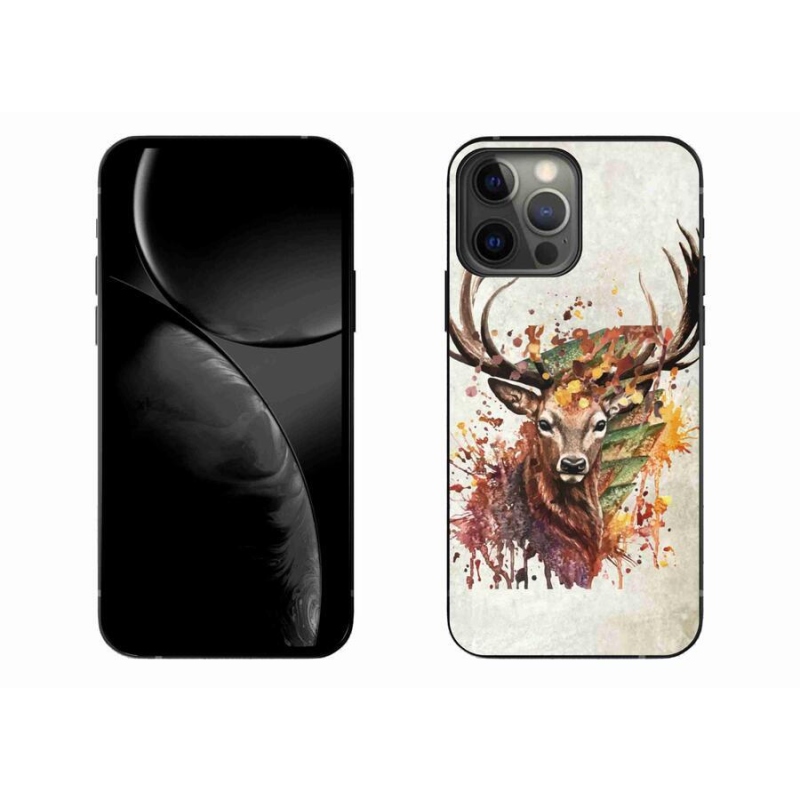 Gél tok mmCase az iPhone 13 Pro Max 6.7 készülékhez - szarvas 1