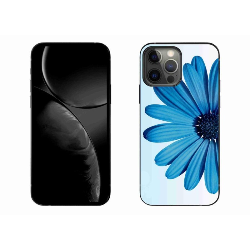 Gél tok mmCase iPhone 13 Pro Max 6.7 készülékhez - kék százszorszép