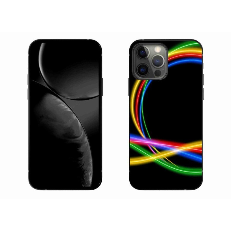 Gél tok mmCase iPhone 13 Pro Max 6.7 készülékhez - neon körök