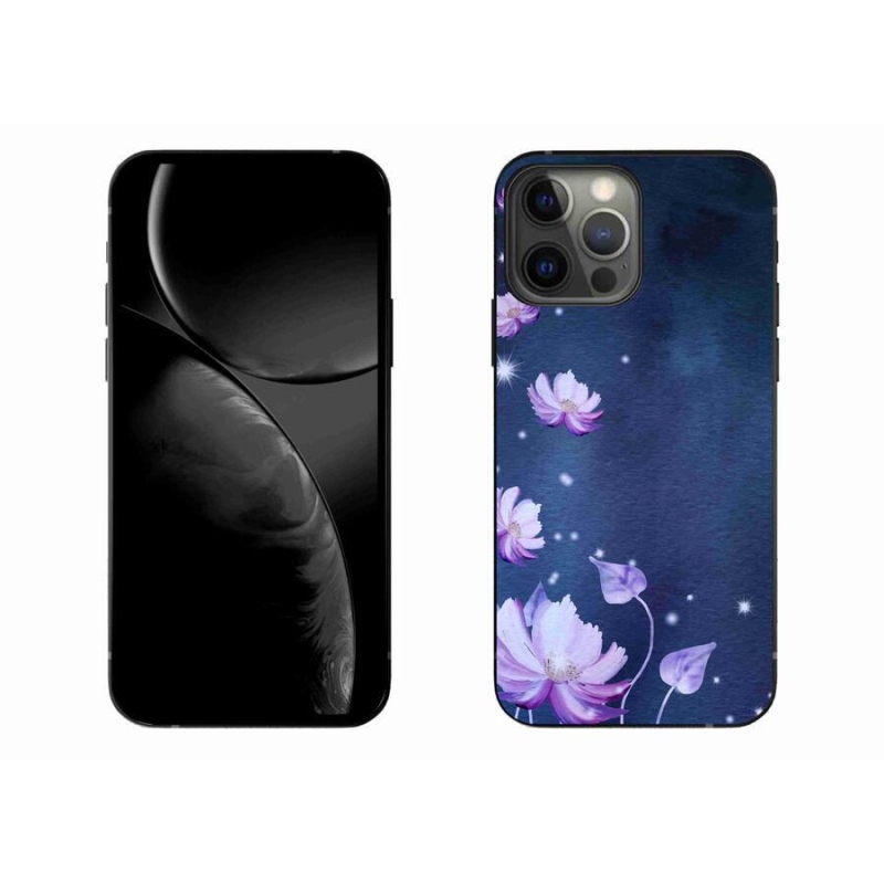 Gél tok mmCase iPhone 13 Pro Max 6.7 készülékhez - hulló virágok