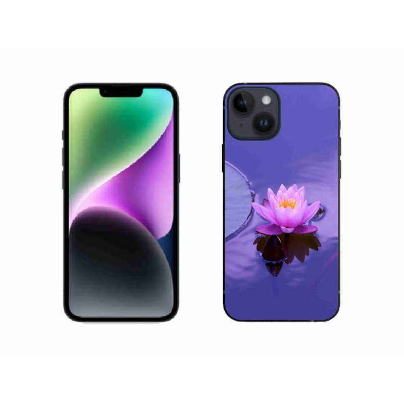 Gél tok mmCase iPhone 14 készülékhez - virág a vízen