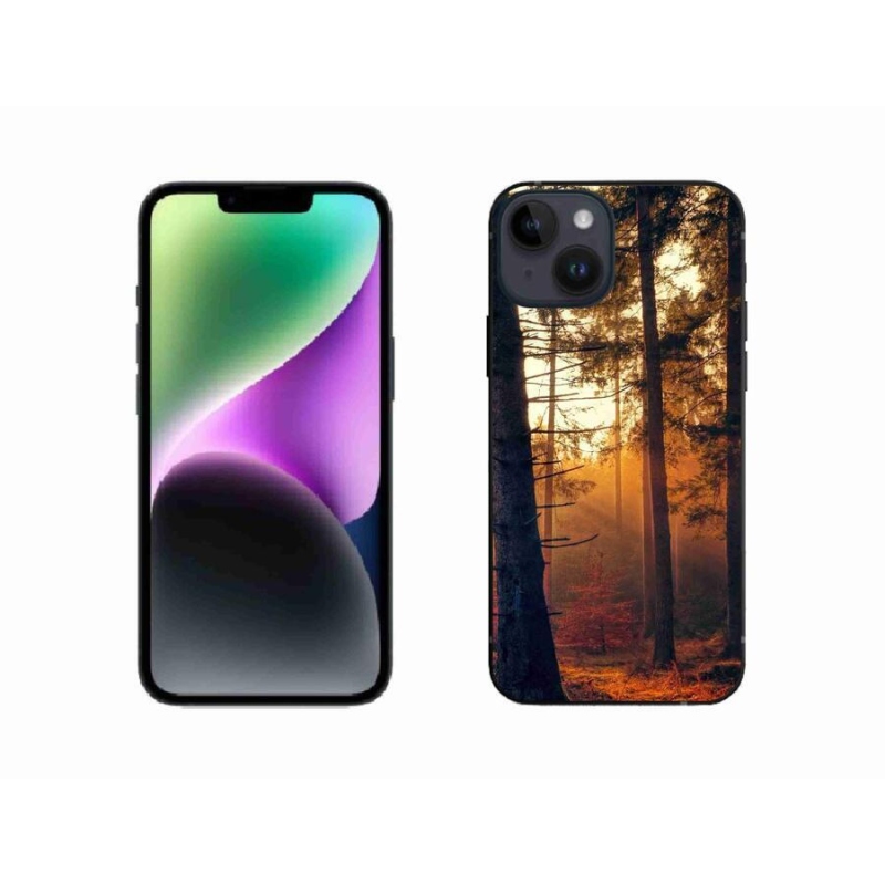 Gél tok mmCase iPhone 14 készülékhez - erdő