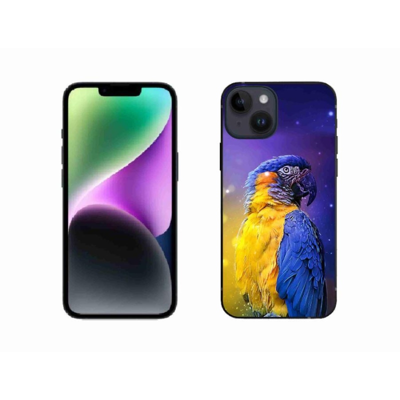 Gél tok mmCase iPhone 14 készülékhez - papagáj ara 1