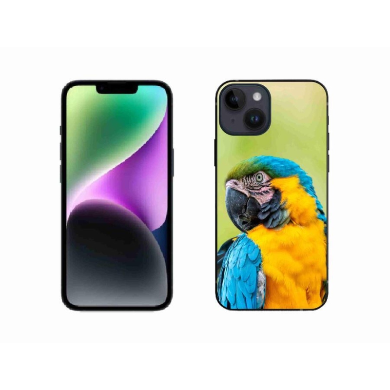 Gél tok mmCase iPhone 14 készülékhez - papagáj ara 2
