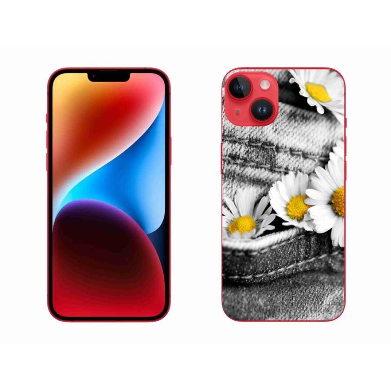 Gél tok mmCase iPhone 14 Plus készülékhez - százszorszépek